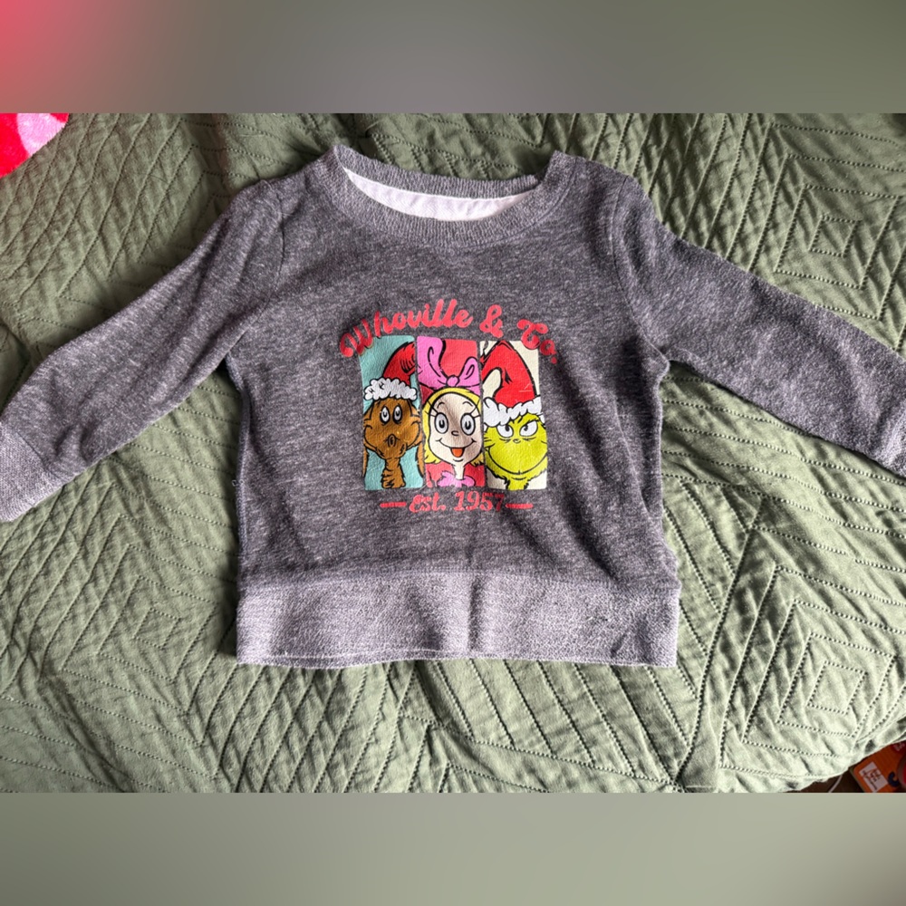The grinch 2t sweatshirt
